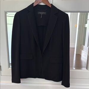 Rag & Bone Black Chain Detail Blazer